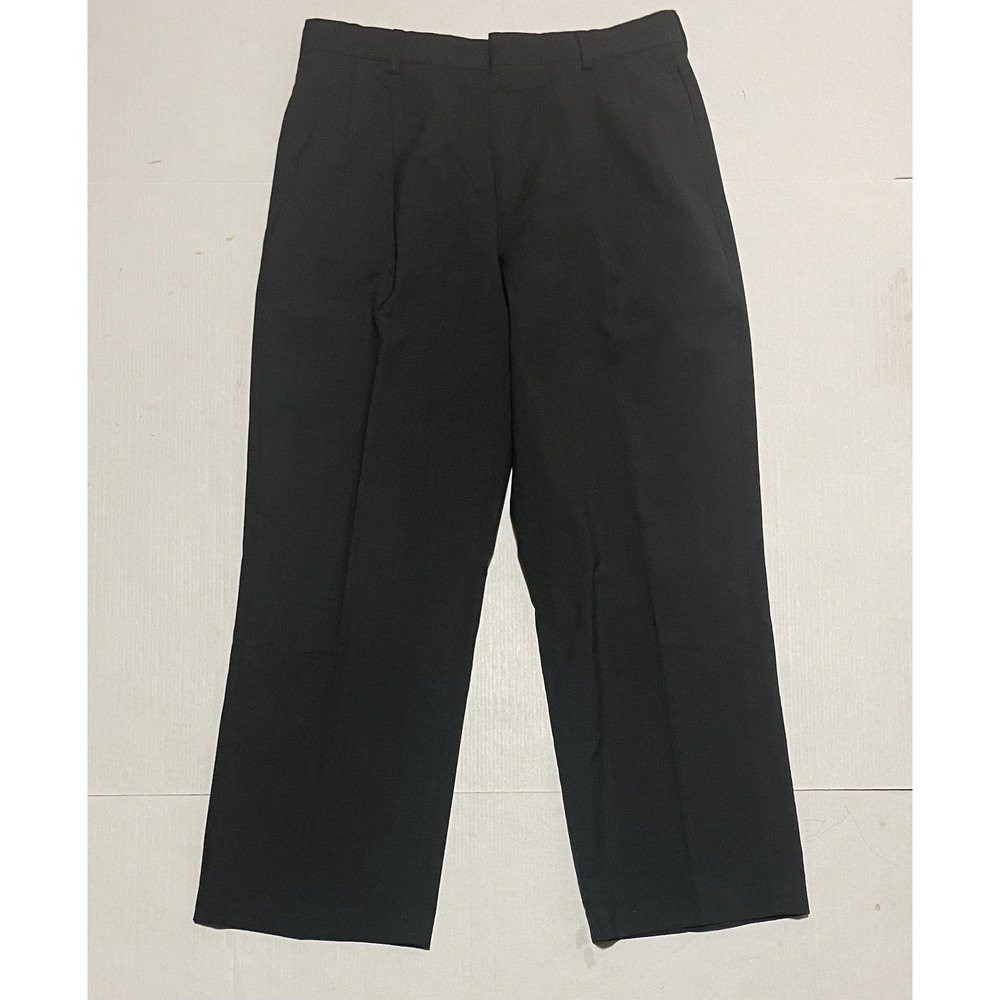 Brooks Brothers Brooksease Boys Size‎ 20 X 24.5 Gray Wool Dress Pants Pleated